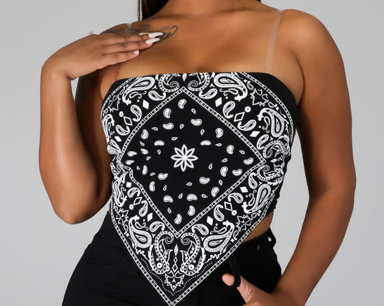 Load image into Gallery viewer, Bad Intentions Bandana Top - 1 Hot Diva

