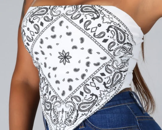 Load image into Gallery viewer, Bad Intentions Bandana Top - 1 Hot Diva
