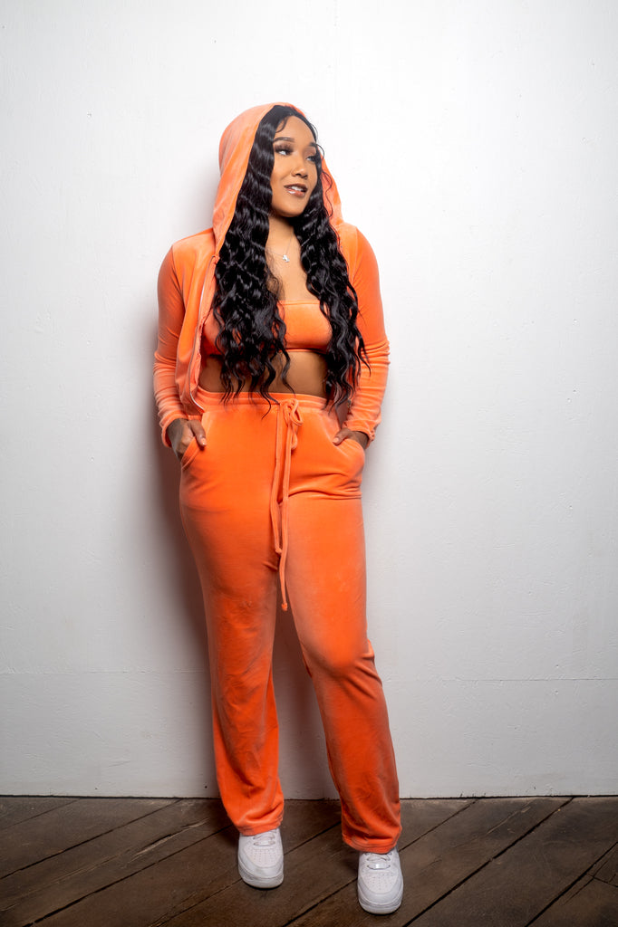 Load image into Gallery viewer, Relaxxx 3-Piece Velour Tracksuit - 1 Hot Diva
